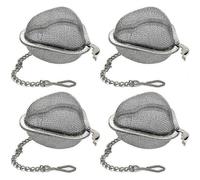 Set of 4 tea strainers, tea balls, stainless steel tea infuser, reusable