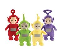 Set of 4 Teletubbies 26cm Talking Po Laa-Laa Dipsy & Tinky Winky Soft Plush Toys