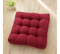 Set of 4 Thick 8cm Chair Cushions for Dining & Garden Chairs 53x53cm Indoor/Outdoor Seat Covers Comfortable Cushions for Kitchen & Patio Use