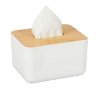 Set of 4 Tissue Boxes Cover Baby Wipe Dispenser Holder Bathroom Kitchen Bamboo