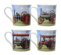 Set of 4 Traction Engines Mugs
