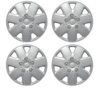 Set Of 4 Universal Fit 14" Car Wheel Trims, 14 Inch Fitment Hub Caps