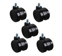 Set of 4 Universal Swivel Casters for Office Chair (2.5 Inch) with 2.5 Inch Screws Durable Smooth Rolling Perfect for Home or Office Use