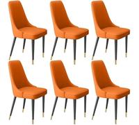 Set of 4 Velvet Dining ChairsComfortable Red & Pink Cushioned Seats Stylish Upholstered with Metal WoodLook Legs Ideal for Living Room & Dining Room Decor