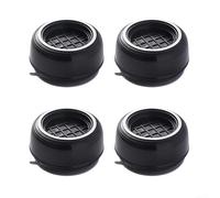 Set of 4 Washing Machine Support Pads with Suction Cup Technology for Firm Ground Adhesion and Noise Control (Black)