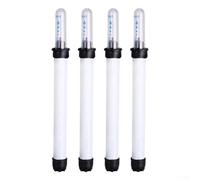 Set of 4 water level gauges with float design for flower pots and water tanks providing accurate water level readings and shortage alerts (300#)