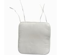 Set of 4 Waterproof Seat Pads Super Soft Removable Seat Pads For Dining Chair Garden Kitchen Office Chairs Cushion With Tie On Indoor/Outdoor Comfortable Washable Square Seat Chair Pads (Beige)