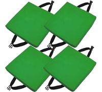 Set of 4 Waterproof Square Cushions for Bar Stools - 30x30cm Chair Pads for Kitchen Dining Office Garden Indoor & Outdoor Use - Comfortable & Stylish Seat Covers