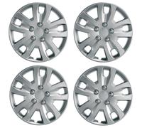 Set of 4 Wheel Trims Hub Caps 15" Covers fits Vauxhall Astra H Corsa D