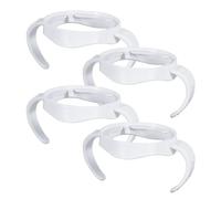 Set of 4 White Bottle Handles Compatible with Philips Avent Natural Bottles