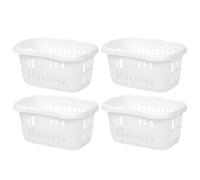 Wham Casa Hipster Laundry Basket Ice in White, Plastic | Charlies