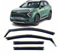 Set Of 4 Wind Deflectors For KIA SPORTAGE 2022 2023 2024 2025 In-Channel Acrylic Side Window Visors-Smoke Tinted Sun & Rain Guards Reflectors Fits Kia Sportage.