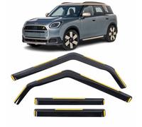 Set Of 4 Wind Deflectors For MINI COUNTRYMAN 2024 2025 2026 2027 In-Channel Acrylic Side Window Visors-Smoke Tinted Sun & Rain Guards Reflectors Fits Countryman U25 mk3.