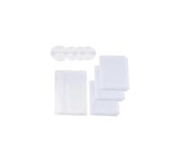 Set of 4 window mosquito nets, 130 x 150 cm, 150 x 200 cm, with 4 adhesive strips (white)