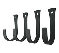 Set of 4 Wrought Iron Coat or Towel Hooks