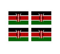 Set of 4 x Kenya Flag Temporary Tattoo Waterproof Kenyan Team africa