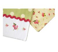 Set of 4 x Rose Cottage 100% Cotton Rectangle Placemat Flowers Gift 40x29cm