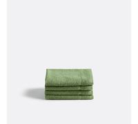 Set of 4 Zavara 600g/m2 Guest Towels jade green