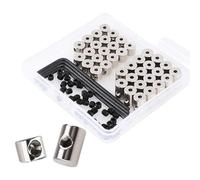 Set of 40 Pin Backs Locking Clasp with Wrench Secure Locks Keeper Brooch Accessories Jewelry Making Supplies Collectible Accessories