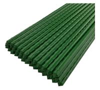 Set of 40 Plastic Coated Metal Plant Support Sticks (120cm)