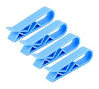 Set of 410 Plastic Clips for Kitchen Garbage Bags Secure Trash Management Solution (4Pcs,Blue)