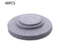 Set of 48 Soft Felt Plate Dividers 3 Sizes Pan Separator Pads Cookware Bakeware Kitchen Storage Rack