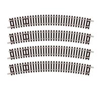 Set of 4x No.3 Radius Std Curve 298.5mm (11¾in) rad N gauge Peco ST-16