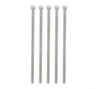 Set of 5 304 Stainless Steel M6 156mm Mountain Bike Stem Adapter Bolts Riser Screws Enhanced Stability