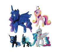 (Set of 5 ) 30CM My Little Pony Princess Celestia Luna Plush Toy