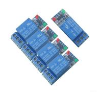 Set of 5 5V 1 Channel Relay Modules for Arduino For Raspberry Pi Control Boards Supports Various Microcontrollers