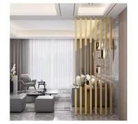 Set of 5 Adjustable Room Divider Posts, Floor-to-Ceiling Privacy Screens, Easy Installation, Multi-Purpose Partition Columns for Home Mall & Office(Gold,155cm/61in)