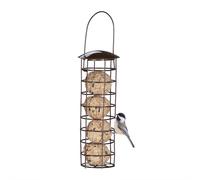Set of 5 Bird Feeder Hanging Feeding Station Wild House Nature Metal Suet Cake