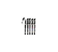 Set of 5 Cello Butterflow Black Ball Pen-Original Brand New-India by Cello