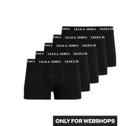 Jack & Jones Boys Jachuey Trunks 5 Pack Noos Jnr Boxer Shorts, Black, 10 Years UK