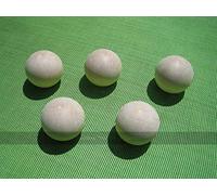 Set of 5 Coconut Shy Ball (Beech, approx. 2 inch diam)