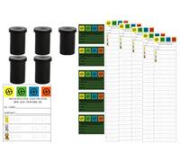 Set of 5 - Complete Geocaching Hiding Set Package Film Cans Waterproof Geocache