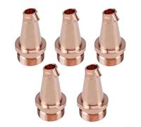 Set of 5 Copper Welding Nozzle Tips for M16 Thread Wire Feeder Suitable for Wire Sizes 0 8 2 0mm Designed to Protect Welding Lens and Reduce Slag Build Up (1.6mm)