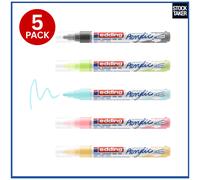Set of 5 Edding 5100 Acrylic Paint Markers Medium Bullet Tip 2-3mm - Select Pack
