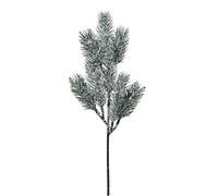 Set of 5 Frosted Pine Picks, Green PE Tips, 32 cm - Decorative Branches for Christmas Trees & Wreaths