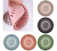 Set of 5 Hair Catchers Shower Drain Covers, Sink Strainer Protectors made from Long-lasting Silicone Material. Effortless Installation and Cleaning, Ideal for Use in Bathrooms, Bathtubs, and Kitchens