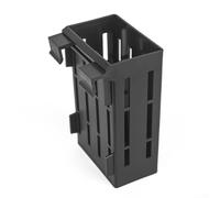 Set of 5 Hanging Plant Holders for Aquariums with Drainage Holes to Maintain Healthy Roots and Create Beautiful Aquatic Landscapes (Black)