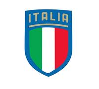 Set of 5 Italy Team Crest Iron on Screen Print Fabric Applique Machine Washable Transfer Italian Crest