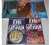 Set Of 5 John Grisham Novels: A Time To Kill, The Firm, Pelican Brief , The Client, The Chamber