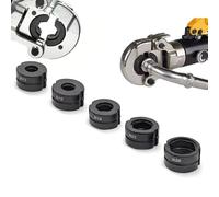 Set of 5 M Pressing Jaws M12 M15 M18 M22 M28, M Profile Quick Change Press Inserts for Manual Hydraulic Press Pliers, Copper Tubes Stainless Steel and Carbon Steel