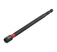 Set Of 5 Magnetic Long Nut Drivers 6 Inch 150mm Hex Socket Adapter Alloy Steel For Drill Use In Various Repair Applications(6mm)