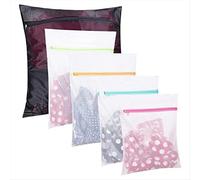 Set of 5 Mesh Laundry Bags-1 Extra Large, 2 Big & Medium