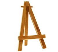 Set of 5 Mini Wooden EASELS 12cm