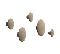 Set of 5 natural Peg The dots Natural one size