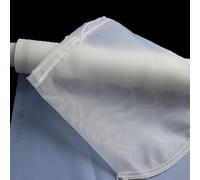 Set of 5 Nylon Mesh Straining Bags 8x10cm for Homebrew and Food Filtering with Drawstring Closure Suitable for Nut Milk Juice Soup Jelly (200Micron)