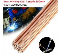 Set of 5 Phosphor Copper Welding Rod Electrodes 500mm Length Diameter Options 1/1 5/2/2 5/3 2mm Soldering Wire for Copper and Alloy Welding (5pcs 3.0mm-5pcs)